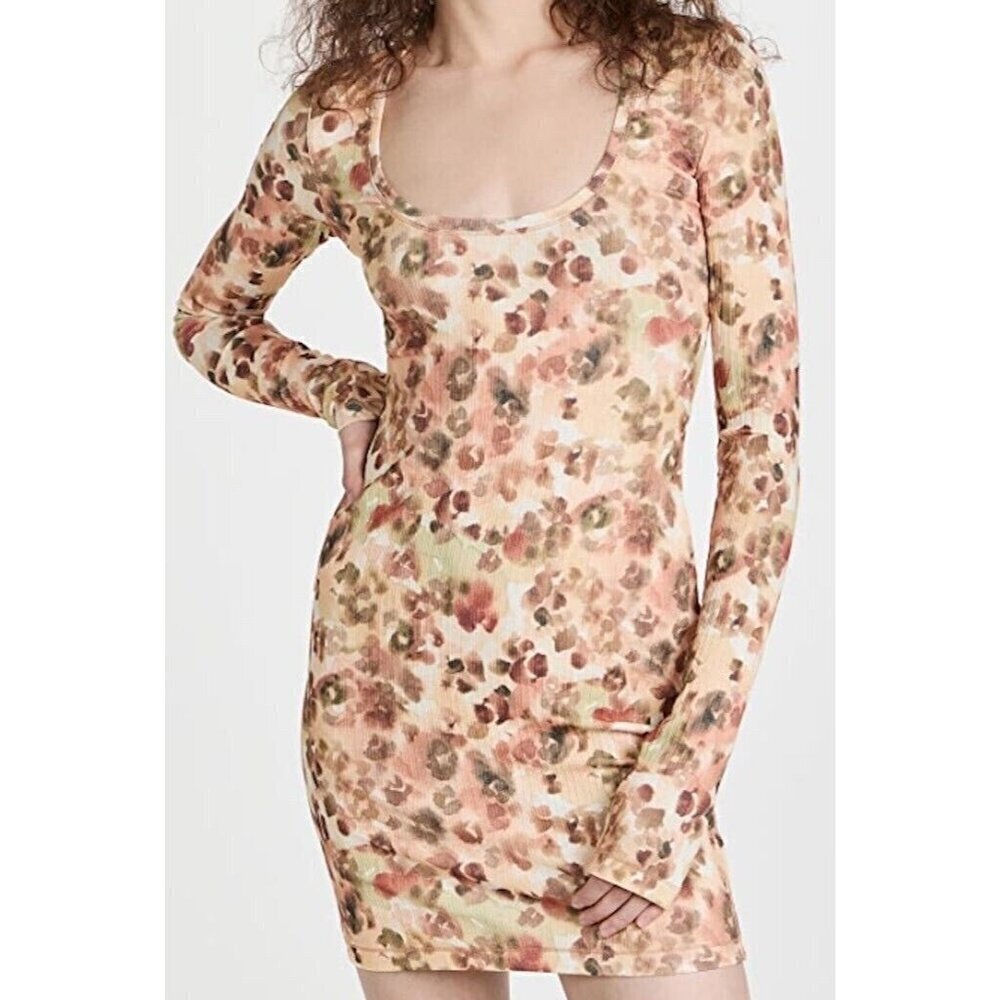 Nanushka "Cathleen" knit watercolor dress S,